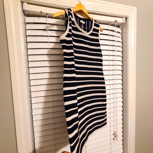 Max studio black and white stripe large - Picture 3 of 4